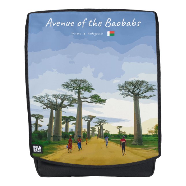 Avenue of the Baobabs, Madagascar - Landscape Backpack (Front)