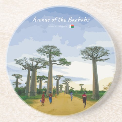 Avenue of the Baobabs, Madagascar - Landscape Coaster