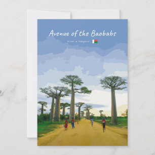 Avenue of the Baobabs, Madagascar - Landscape Invitation