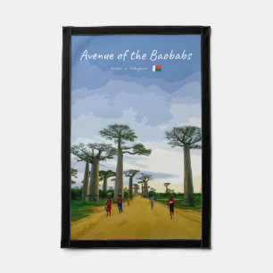 Avenue of the Baobabs, Madagascar - Landscape Pennant