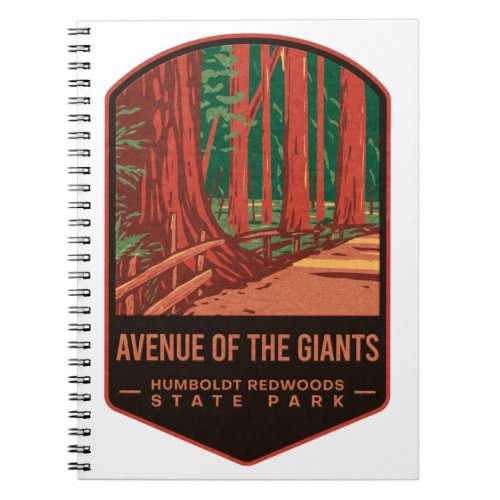 Avenue of the Giants Redwood State Park Notebook