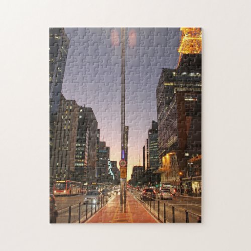 Avenue Paulista _ So Paulo Jigsaw Puzzle