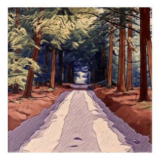 Avenue, Trees, Path Acrylic Print