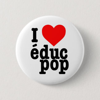 Average Badge I coils pop educ Pinback Button