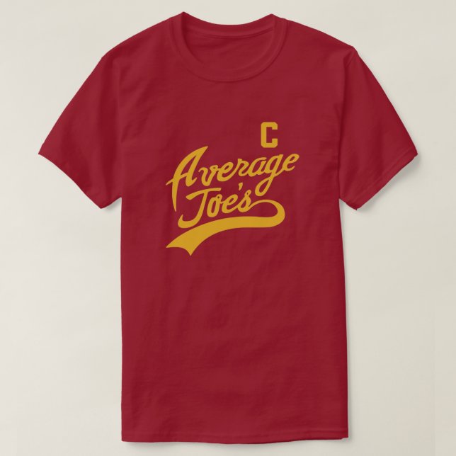 Average Joe's Gold T-Shirt (Design Front)