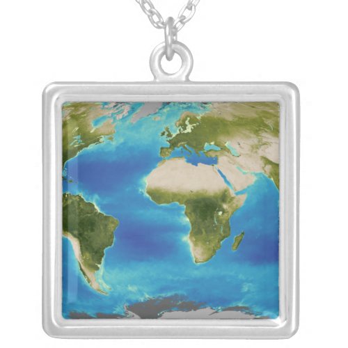 Average plant growth of the Earth Silver Plated Necklace
