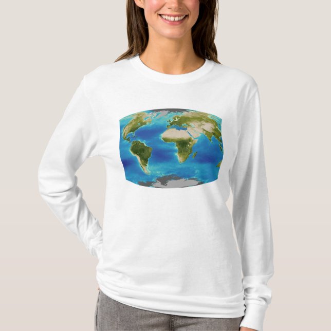 Average plant growth of the Earth T-Shirt (Front)