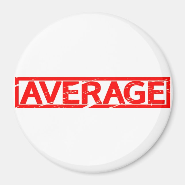 Average Stamp Magnet (Front)