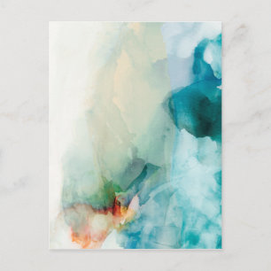 Aversion - Blue Watercolor Postcard