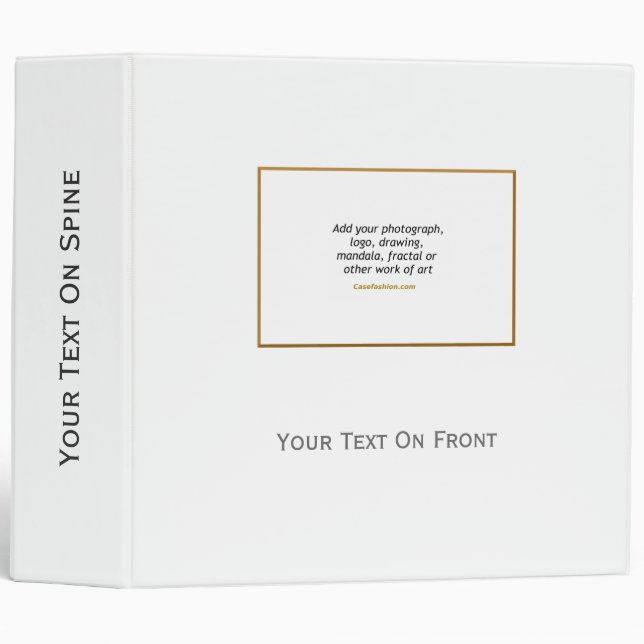 Avery Binder 2 Inch With Your Art On Front (Front/Spine)