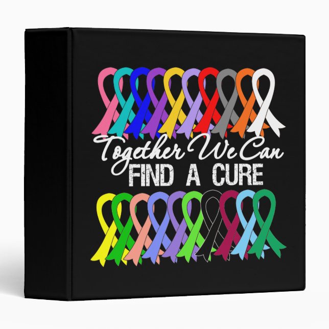Avery Binder - Together We Can Find A Cure Cancer (Front/Spine)
