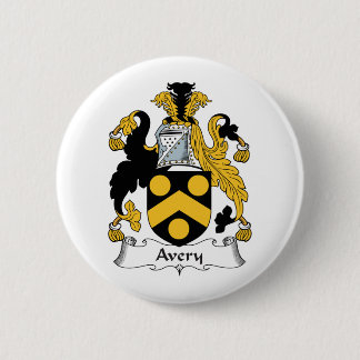 Avery Family Crest Button