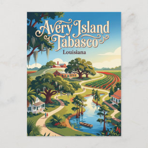 Avery Island Tabasco Louisiana Postcard