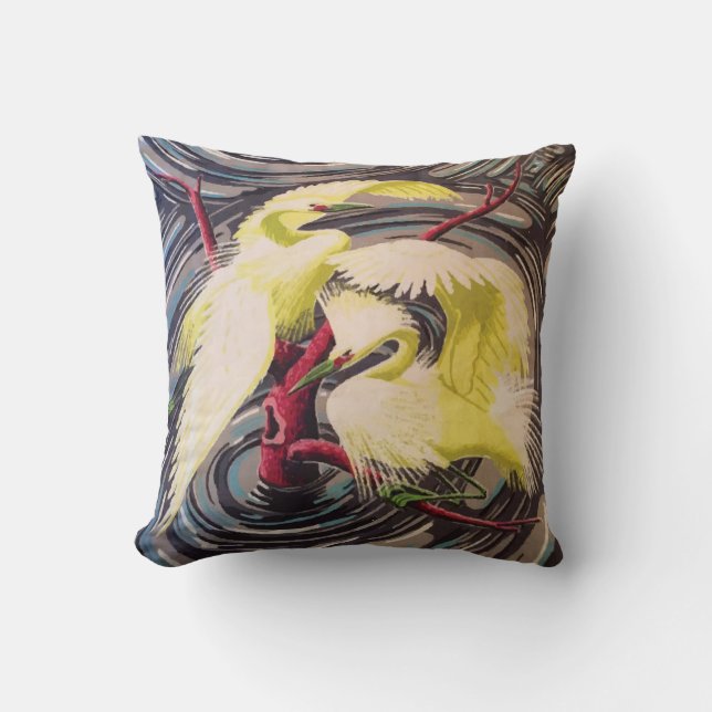 Avery Island Throw Pillow (Front)
