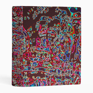 Avery Mini 1" Binder DIY CRYSTAL COLLAGE PATTERN