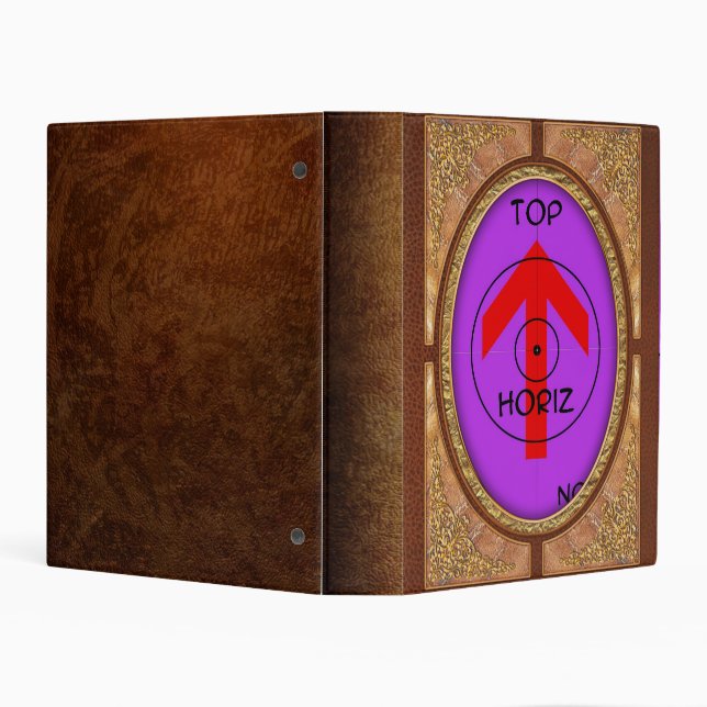 Avery Mini 1" Binder - HORIZ TEMP (Background)