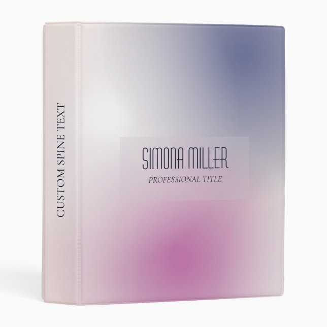 Avery Mini Binder (Front/Spine)