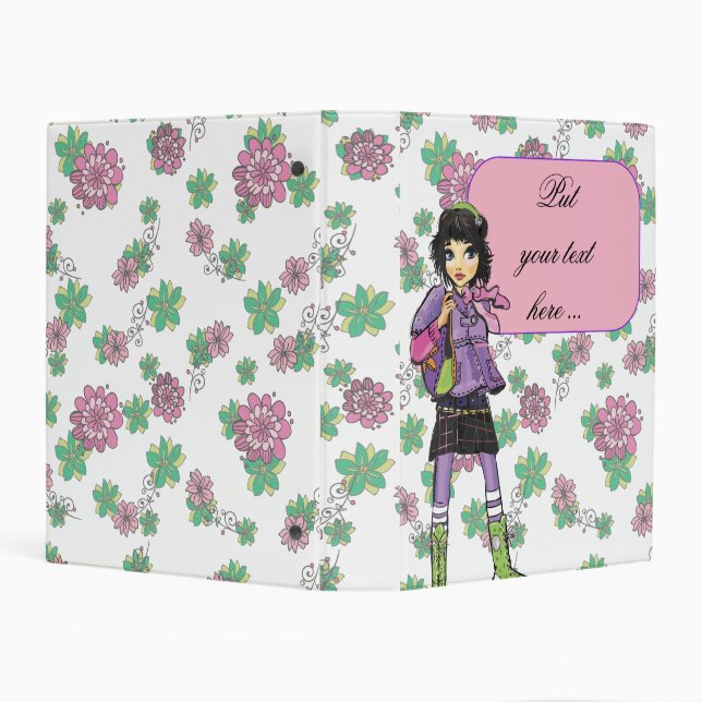 Avery Mini Binder - Personalized (Background)