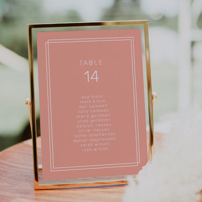 AVERY Minimal Blush Wedding Seating Chart Cards (AVERY Minimal Blush Wedding Seating Chart Cards)