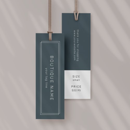AVERY Navy Blue Hang Tags Clothing Label Price Tag