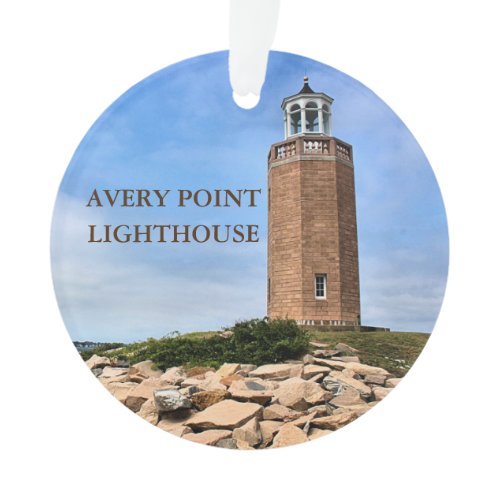 Avery Point Lighthouse, Connecticut Ornament