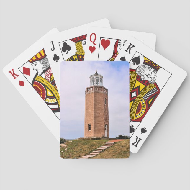 Avery Point Lighthouse, Connecticut Playing Cards (Back)