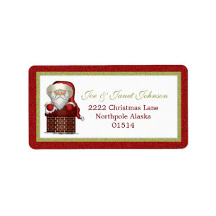 Avery Santa Address Label