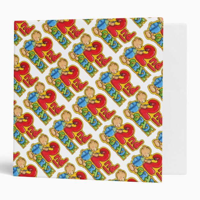 Avery Signature 2" Binder/2nd Grade 3 Ring Binder (Front/Inside)