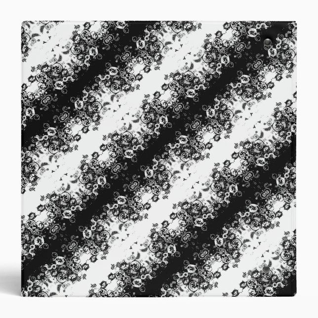 Avery Signature 2" Binder/Floral & Swirls Binder (Back)