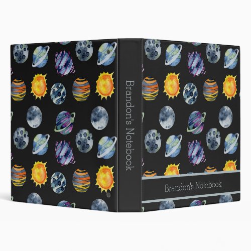 Avery Signature Binder 1 _ Outer Space 3 Ring Binder