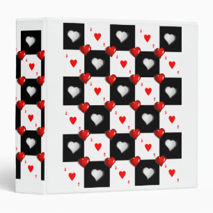 Avery Signature Binder Ace Hearts Red Hearts