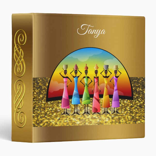 Avery Signature Binder African (Front/Spine)