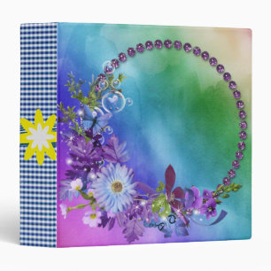 Avery Signature Binder Blue Floral