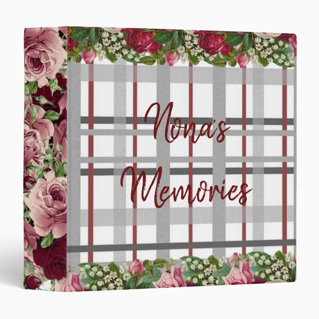 Avery Signature Binder Floral (Front/Spine)