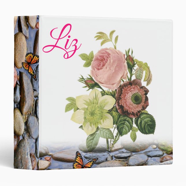 Avery Signature Binder Floral (Front/Spine)