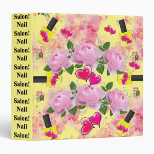 Avery Signature Binder Nail Salon Polish Floral