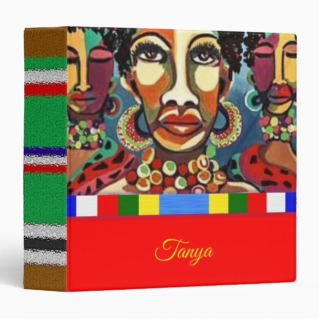 Avery Signature Binder Orange African (Front/Spine)