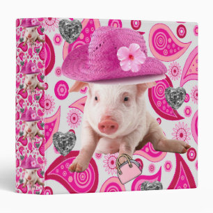 Avery Signature Binder Paisley Pink Floral