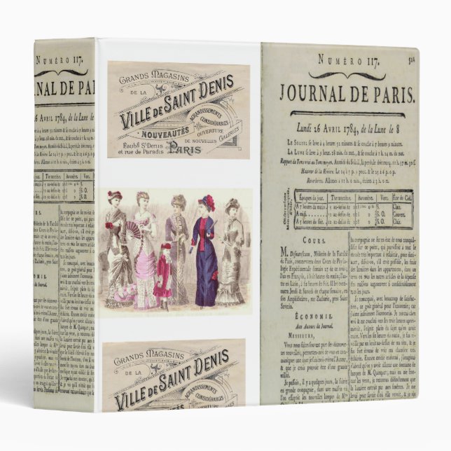 Avery Signature Binder Paris France (Front/Spine)