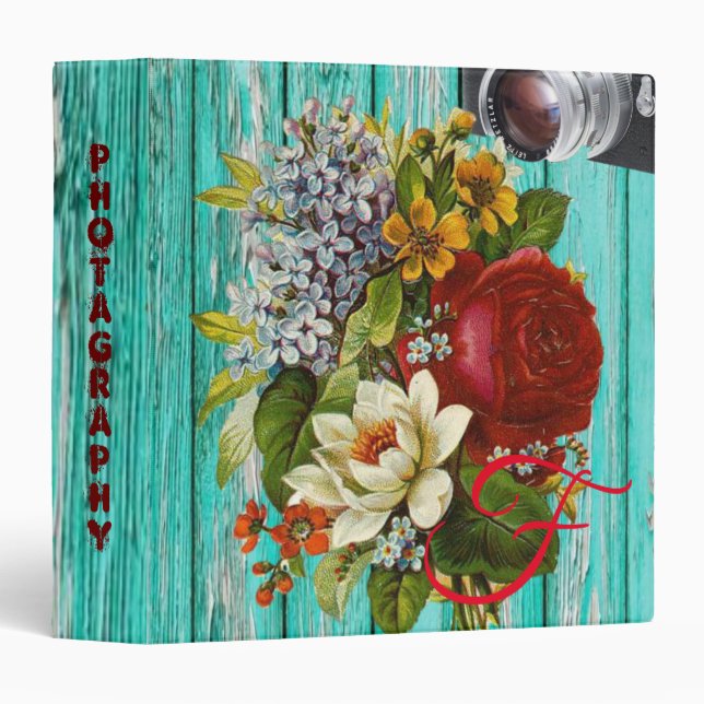 Avery Signature Binder Photography Camera Floral (Front/Spine)