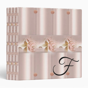 Avery Signature Binder Pink Rose Floral