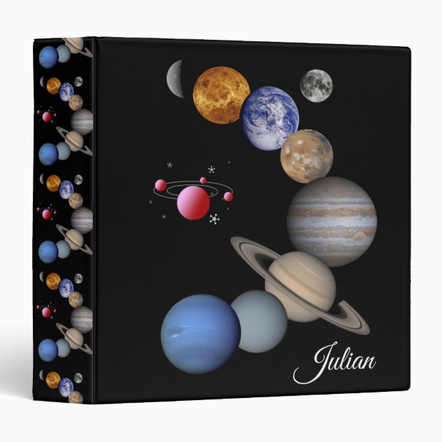 Avery Signature Binder Planets (Front/Spine)