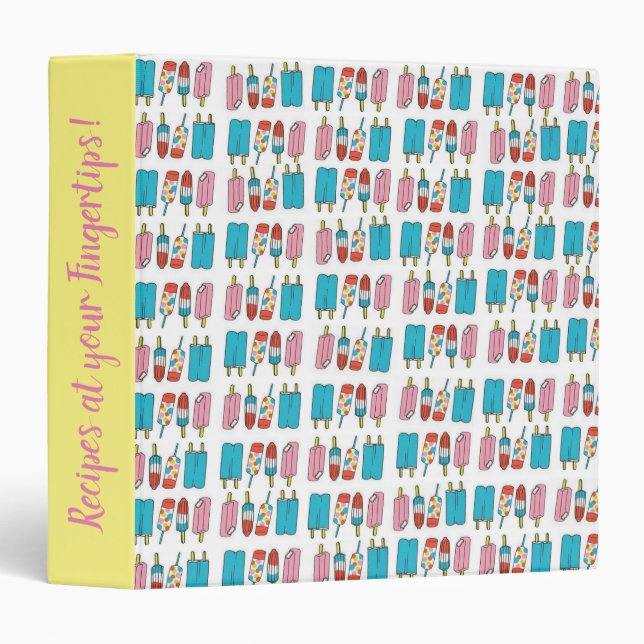 Avery Signature Binder Popsicles  (Front/Spine)