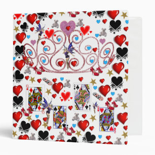 Avery Signature Binder Queen Hearts