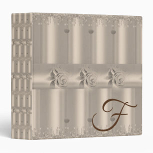 Avery Signature Binder Sepia Glitter Floral