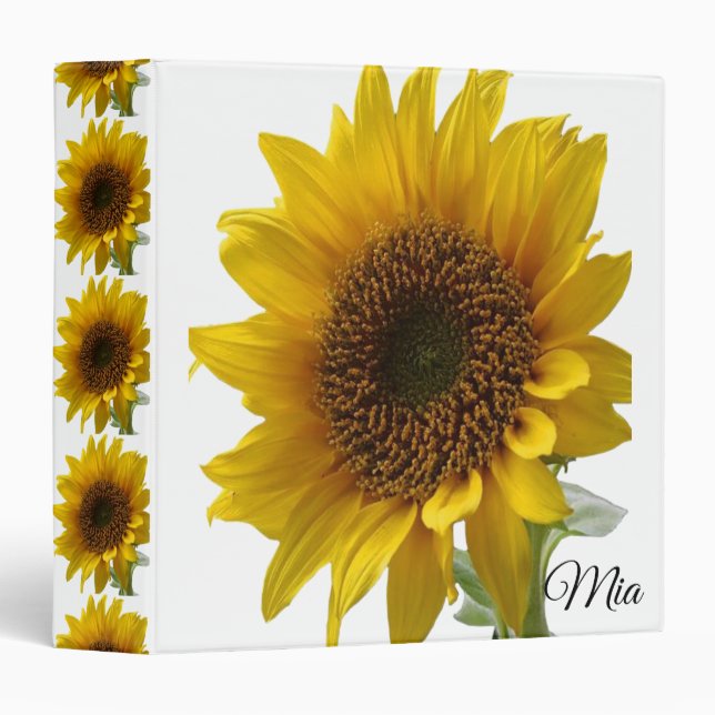 Avery Signature Binder Sunflower (Front/Spine)