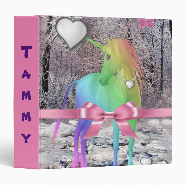 Avery Signature Binder Unicorn (Front/Spine)