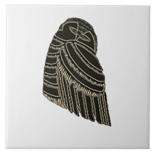 AVIAN ART DECO in BROWN tile