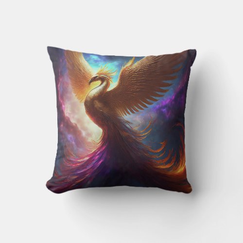 Avian Enigma Throw Pillow