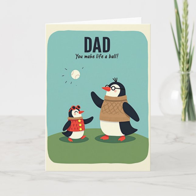 Avian Fathers Day Joy Card (Front)